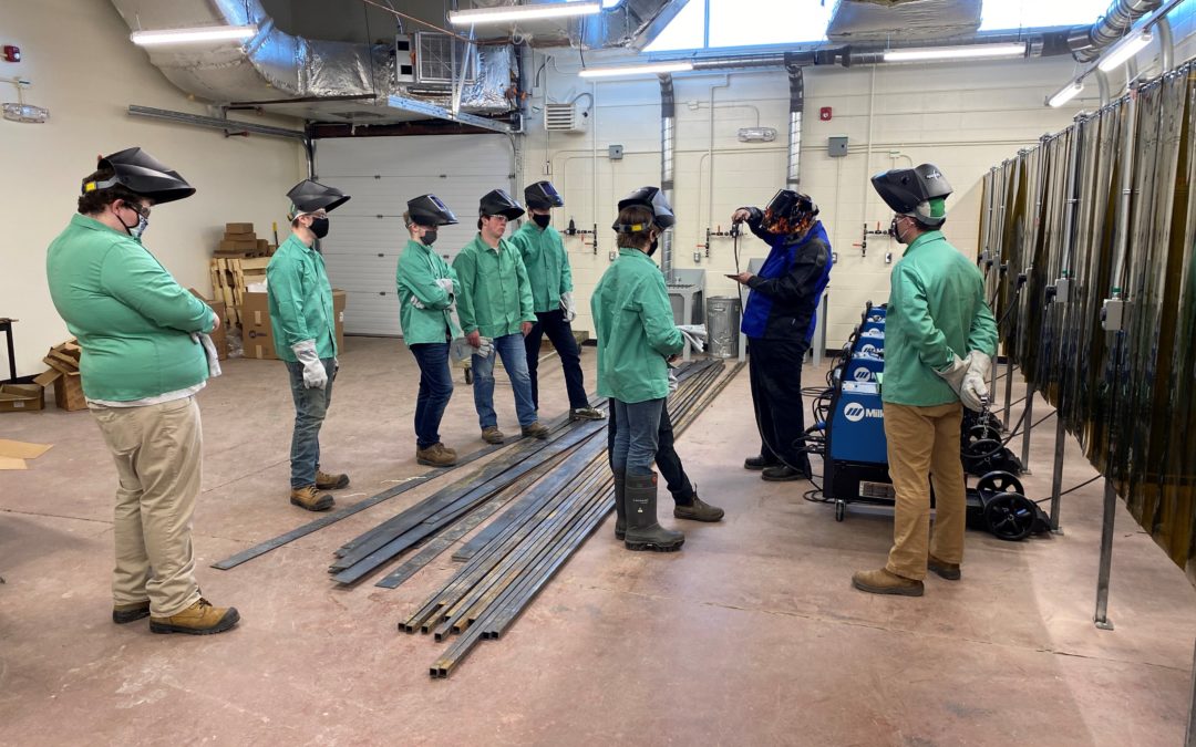 New welding facilities support hands-on learning at Woodstock High School, NB