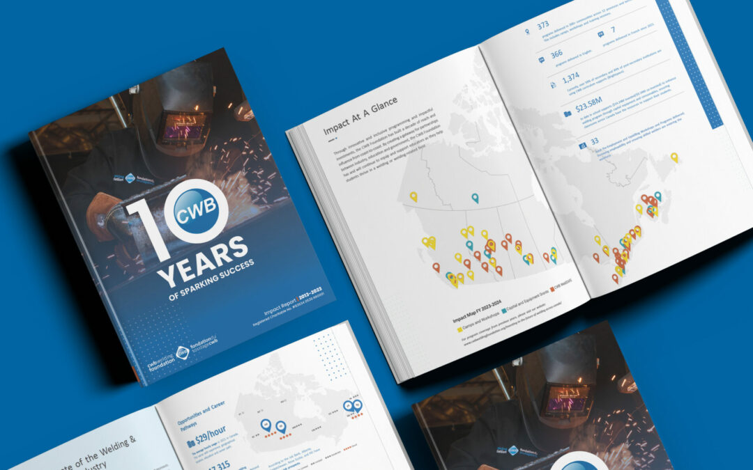 The CWB Welding Foundation highlights a decade of sparking success in its new 10-year impact report