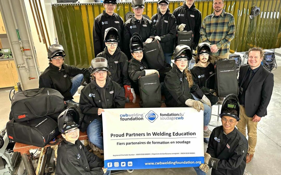 Welding students get donation of new kits
